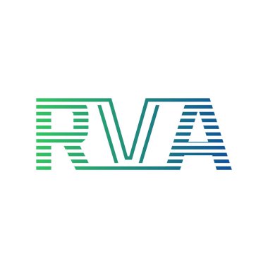 Modern RVA Logo Tasarımı. RVA Minimalist, Profesyonel ve Çok Yönlü İşletme Kimliği Simgesi