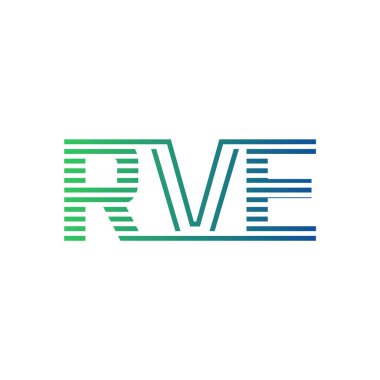 Modern RVE Logo Tasarımı. İş Kimliği için RVE Minimalist, Profesyonel ve Çok Yönlü Markalaştırma Simgesi
