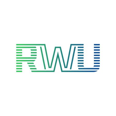Modern RWU Logo Tasarımı. RWU Minimalist, Profesyonel ve Çok Yönlü İşletme Kimliği Simgesi