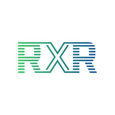 Modern RXR Logo Tasarımı. Harf RXR İş Kimliği Minimalist, Profesyonel ve Çok Yönlü Markalaştırma Simgesi