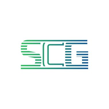 Modern SCG Logo Tasarımı. SCG Minimalist, Profesyonel ve İş Kimliği için Çok Yönlü Markalaştırma Simgesi