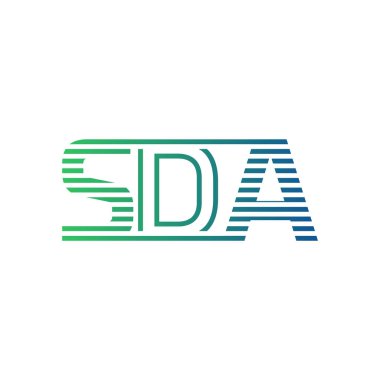 Modern SDA Logo Tasarımı. İş Kimliği İçin SDA Minimalist, Profesyonel ve Çok Yönlü Markalaştırma Simgesi