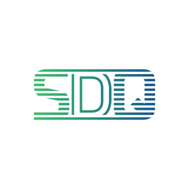Modern SDQ Logo Tasarımı. İş Kimliği için SDQ Minimalist, Profesyonel ve Çok Yönlü Markalaştırma Simgesi