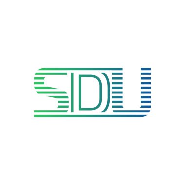 Modern SDU Logo Tasarımı. SDU Minimalist, Profesyonel ve Çok Yönlü İşletme Kimliği Simgesi