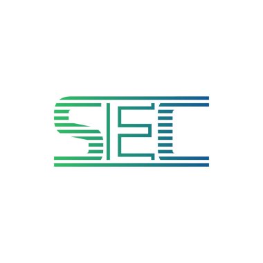 Modern SEC Logo Tasarımı. SEC Minimalist, Profesyonel ve İşletme Kimliği İçin Çok Yönlü Markalaştırma Simgesi