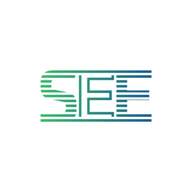 Modern SEE Logo Tasarımı. İş Kimliği İçin Güneydoğu Avrupa Minimalist, Profesyonel ve Çok Yönlü Markalaştırma Simgesi