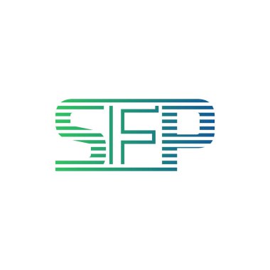 Modern SFP Logo Tasarımı. SFP Minimalist, Profesyonel ve Çok Yönlü İşletme Kimliği Simgesi