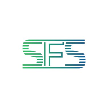 Modern SFS Logo Tasarımı. SFS Minimalist, Profesyonel ve Çok Yönlü İşletme Kimliği Simgesi