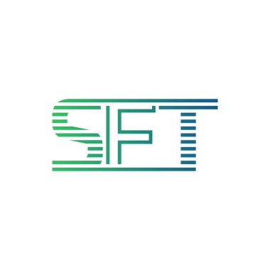 Modern SFT Logo Tasarımı. İş Kimliği için SFT Minimalist, Profesyonel ve Çok Yönlü Markalaştırma Simgesi