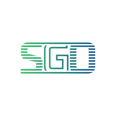 Modern SGO Logo Tasarımı. SGO Minimalist, Profesyonel ve İşletme Kimliği İçin Çok Yönlü Markalaştırma Simgesi