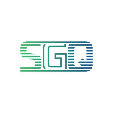 Modern SGQ Logo Tasarımı. SGQ Minimalist, Profesyonel ve Çok Yönlü İşletme Kimliği Simgesi