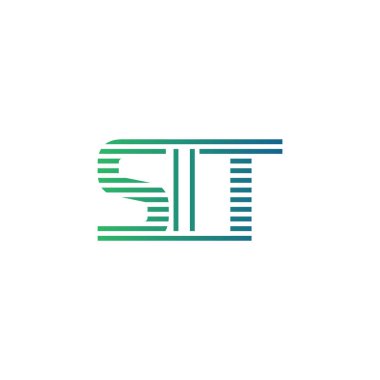 Modern SIT Logo Tasarımı. Letter SIT İş Kimliği Minimalist, Profesyonel ve Çok Yönlü Markalaştırma Simgesi