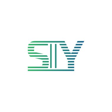 Modern SIY Logo Tasarımı. SIY Minimalist, Profesyonel ve İş Kimliği için Çok Yönlü Markalaştırma Simgesi
