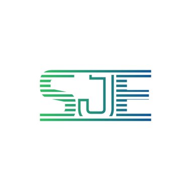 Modern SJE Logo Design. Letter SJE Minimalist, Professional, and Versatile Branding Icon for Business Identity clipart