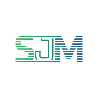 Modern SJM Logo Tasarımı. SJM Minimalist, Profesyonel ve Çok Yönlü İşletme Kimliği Simgesi