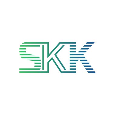 Modern SKK Logo Tasarımı. İş Kimliği için SKK Minimalist, Profesyonel ve Çok Yönlü Markalaştırma Simgesi