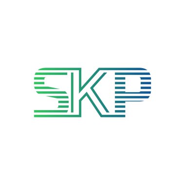 Modern SKP Logo Tasarımı. SKP Harfi Minimalist, Profesyonel ve İş Kimliği için Çok Yönlü Markalaştırma Simgesi