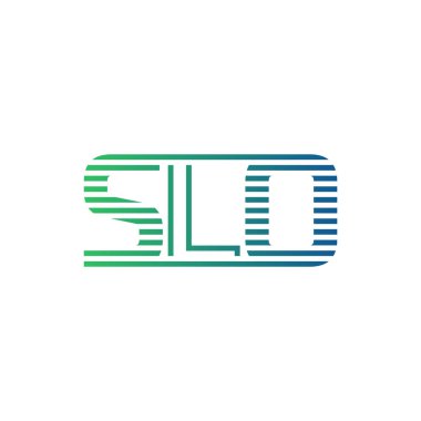 Modern SLO Logo Tasarımı. İş Kimliği için SLO Minimalist, Profesyonel ve Çok Yönlü Markalaştırma Simgesi