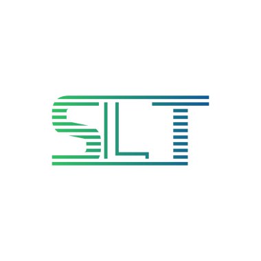 Modern SLT Logo Tasarımı. İş Kimliği için SLT Minimalist, Profesyonel ve Çok Yönlü Markalaştırma Simgesi
