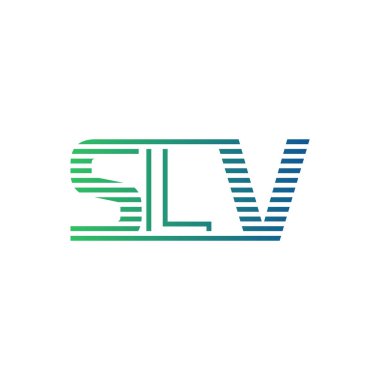 Modern SLV Logo Tasarımı. İş Kimliği için SLV Minimalist, Profesyonel ve Çok Yönlü Markalaştırma Simgesi