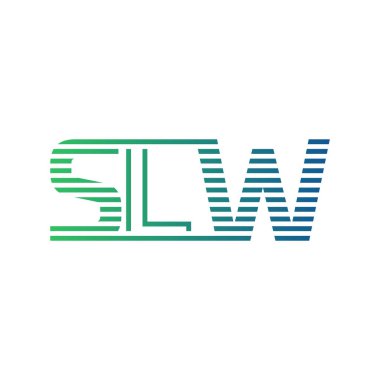 Modern SLW Logo Tasarımı. İş Kimliği için SLW Minimalist, Profesyonel ve Çok Yönlü Markalaştırma Simgesi