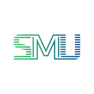 Modern SMU Logo Tasarımı. SMU Minimalist, Profesyonel ve Çok Yönlü İşletme Kimliği Simgesi