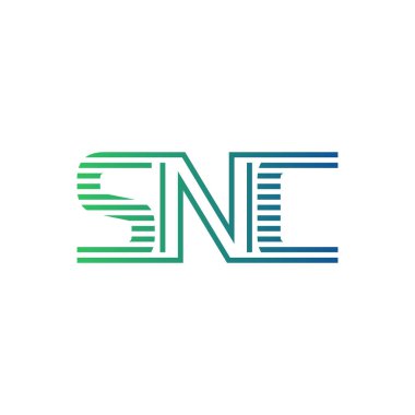 Modern SNC Logo Tasarımı. Harf SNC İş Kimliği Minimalist, Profesyonel ve Çok Yönlü Markalaştırma Simgesi