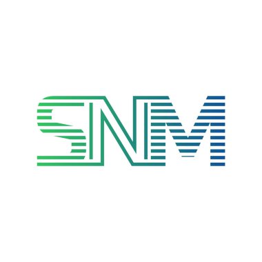 Modern SNM Logo Design. Letter SNM Minimalist, Professional, and Versatile Branding Icon for Business Identity clipart