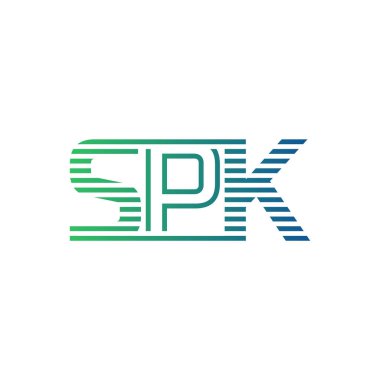 Modern SPK Logo Design. Letter SPK Minimalist, Professional, and Versatile Branding Icon for Business Identity clipart