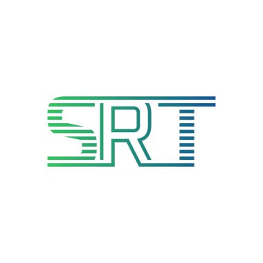 Modern SRT Logo Tasarımı. İş Kimliği için SRT Minimalist, Profesyonel ve Çok Yönlü Markalaştırma Simgesi
