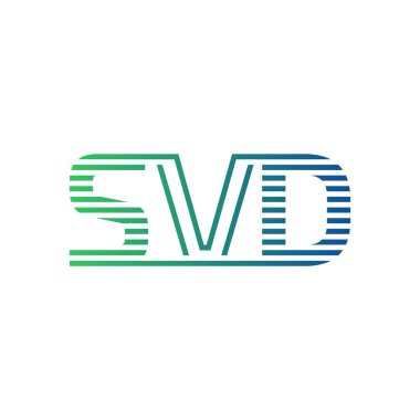 Modern SVD Logo Tasarımı. İş Kimliği için SVD Minimalist, Profesyonel ve Çok Yönlü Markalaştırma Simgesi
