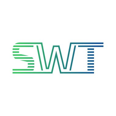 Modern SWT Logo Design. Letter SWT Minimalist, Professional, and Versatile Branding Icon for Business Identity clipart