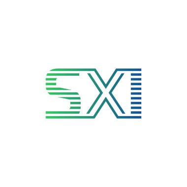 Modern SXI Logo Tasarımı. SXI Minimalist, Profesyonel ve Çok Yönlü İşletme Kimliği Simgesi