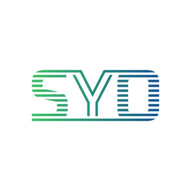 Modern SYO Logo Tasarımı. SYO Minimalist, Profesyonel ve İş Kimliği için Çok Yönlü Markalaştırma Simgesi