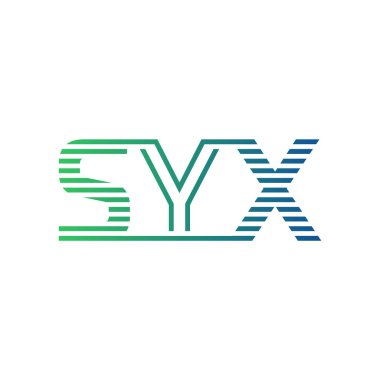 Modern SYX Logo Tasarımı. İş Kimliği için SYX Minimalist, Profesyonel ve Çok Yönlü Markalaştırma Simgesi