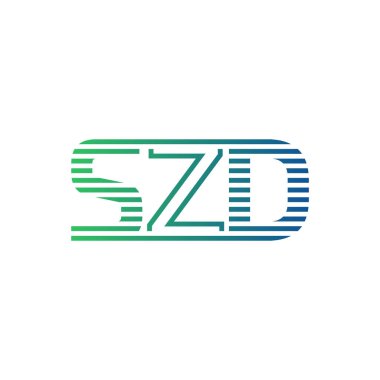 Modern SZD Logo Tasarımı. SZD Harfi Minimalist, Profesyonel ve İşletme Kimliği İçin Çok Yönlü Markalaşma Simgesi