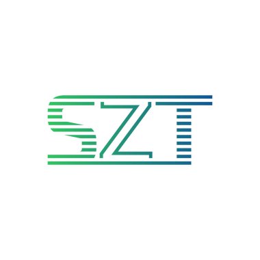Modern SZT Logo Tasarımı. SZT Minimalist, Profesyonel ve İş Kimliği için Çok Yönlü Markalaştırma Simgesi