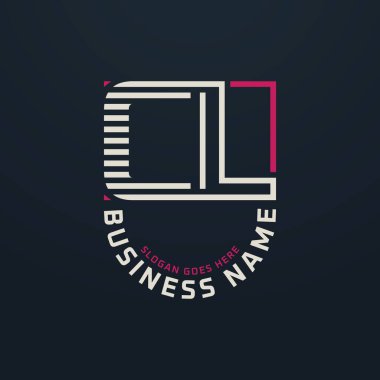 Harf CL Premium Logo Tasarımı, CL Modern İş Logosu Tasarımı