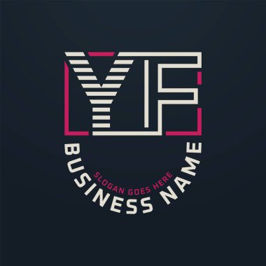 Letter YE Premium Logo Design, YE Modern Business Logo Design clipart