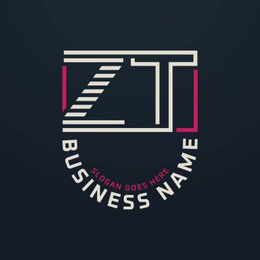 Letter ZT Premium Logo Design, ZT Modern Business Logo Design clipart