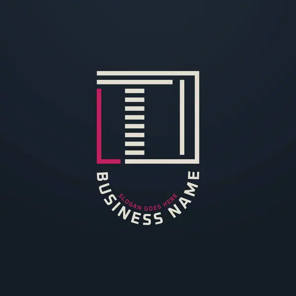 Harf TI Premium Logo Tasarımı, TI Modern İş Logosu Tasarımı