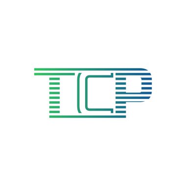 Modern TCP Logo Tasarımı. Harf TCP İş Kimliği Minimalist, Profesyonel ve Çok Yönlü Markalaştırma Simgesi