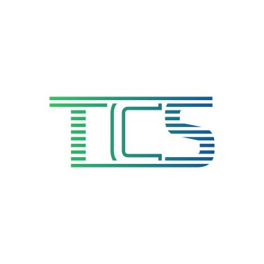 Modern TCS Logo Tasarımı. Harf TCS İş Kimliği Minimalist, Profesyonel ve Çok Yönlü Markalaştırma Simgesi
