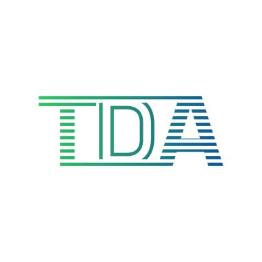Modern TDA Logo Tasarımı. İş Kimliği için TDA Minimalist, Profesyonel ve Çok Yönlü Markalaştırma Simgesi
