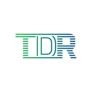 Modern TDR Logo Design. Letter TDR Minimalist, Professional, and Versatile Branding Icon for Business Identity clipart