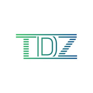 Modern TDZ Logo Design. Letter TDZ Minimalist, Professional, and Versatile Branding Icon for Business Identity clipart