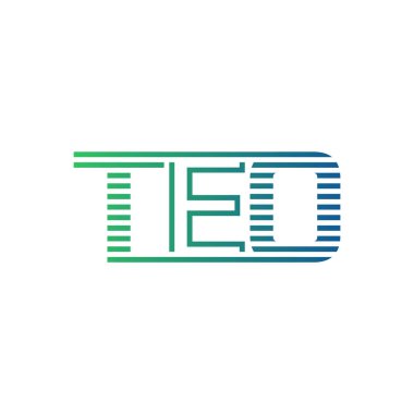 Modern TEO Logo Tasarımı. İş Kimliği için TEO Minimalist, Profesyonel ve Çok Yönlü Markalaştırma Simgesi