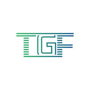 Modern TGF Logo Tasarımı. İş Kimliği için TGF Minimalist, Profesyonel ve Çok Yönlü Markalaştırma Simgesi