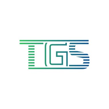 Modern TGS Logo Tasarımı. TGS Minimalist, Profesyonel ve İş Kimliği için Çok Yönlü Markalaştırma Simgesi
