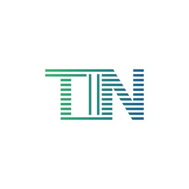 Modern TIN Logo Tasarımı. İş Kimliği için TIN Minimalist, Profesyonel ve Çok Yönlü Markalaştırma Simgesi